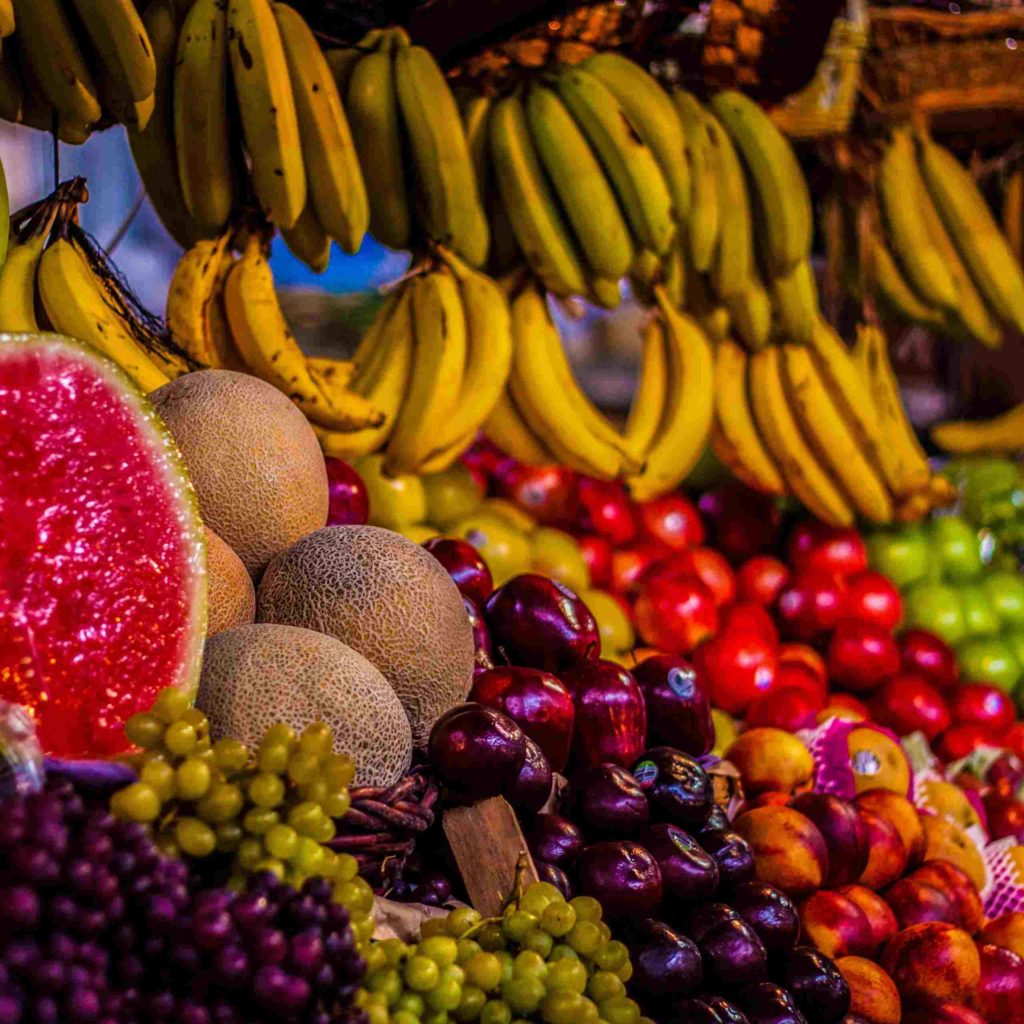 frutas con vitaminas y minerales